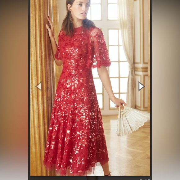 Needle & Thread Dresses & Skirts - Needle & Thread Sequin Ribbon Ballerina Dress Size 6